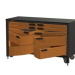 heavy duty workbench with drawers