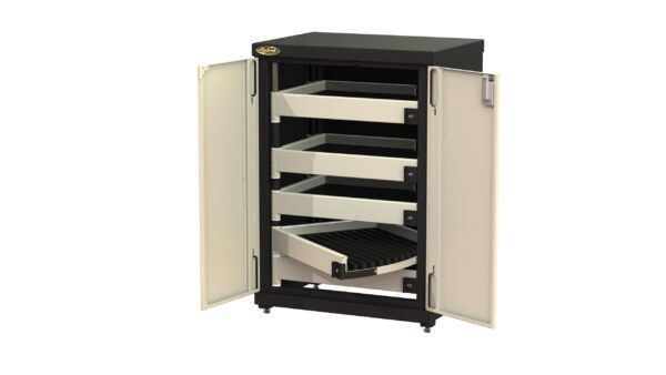 PRO904505 Almond Open5 scaled 600x338 - Pro904505 Press Brake Tooling Storage