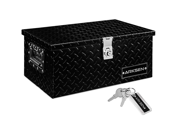 Arksen 20" Aluminum Diamond Plate Tool Box